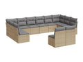 Beige Woven Resin Wicker Outdoor Furniture Set - dlz1766579706572