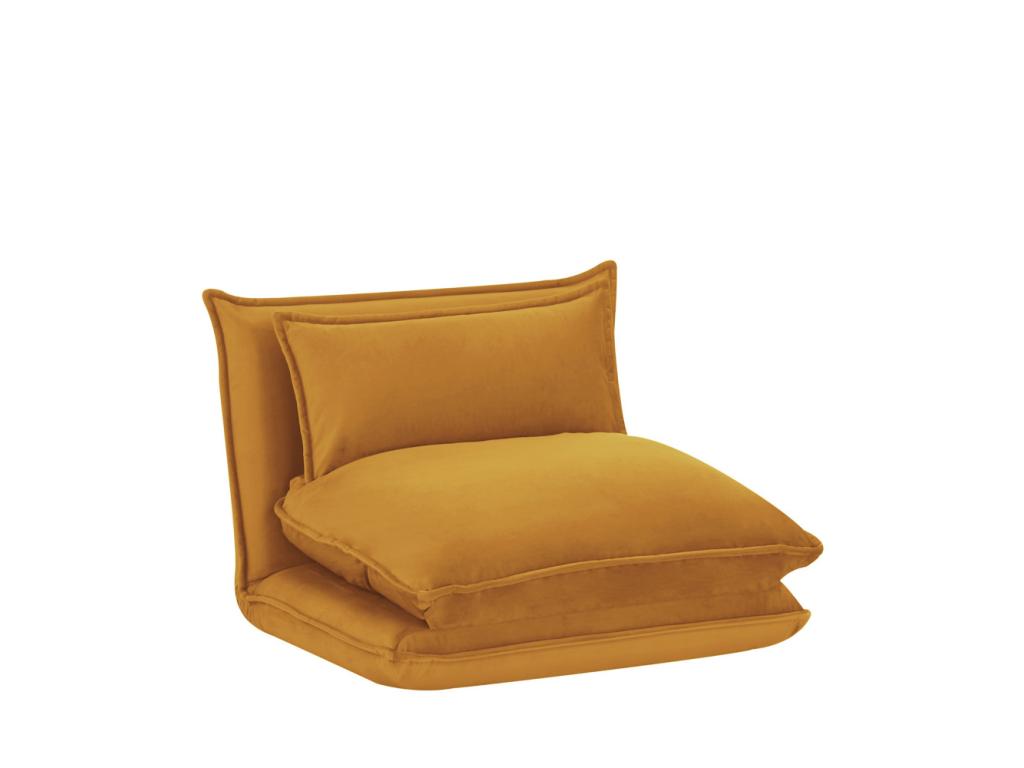Yellow Velvet Sofa Bed