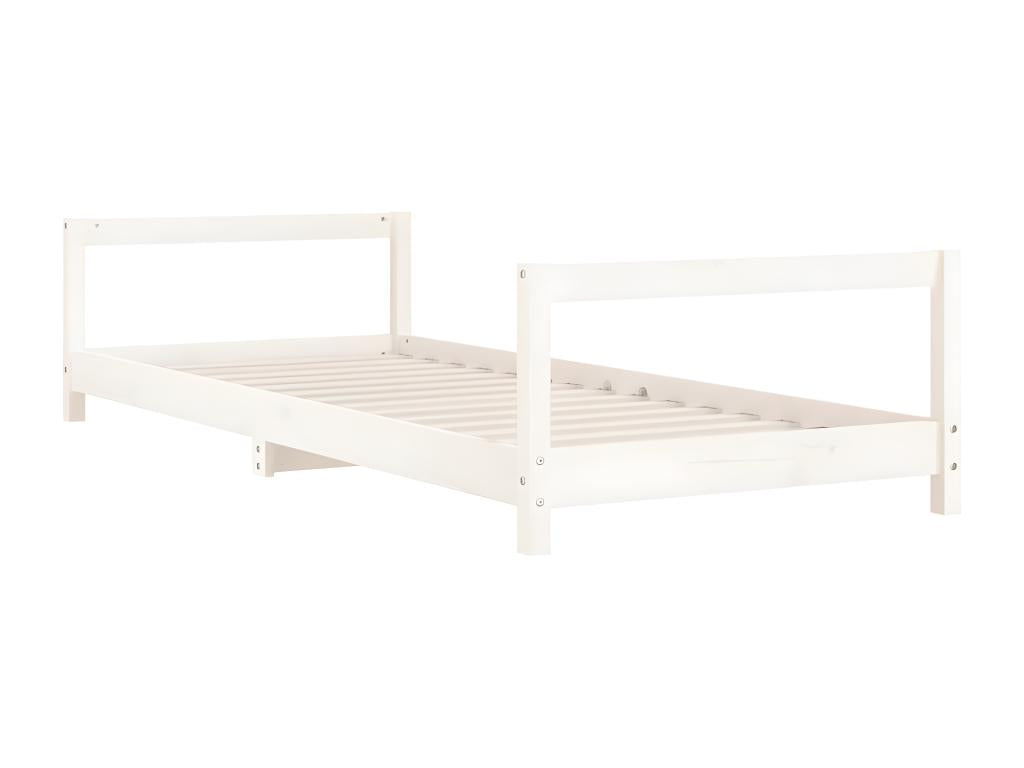 White Pine Wood Bed Frame, 90 x 190 cm