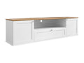 White Oak Wood TV Stand, 182 x 48 x 43 cm