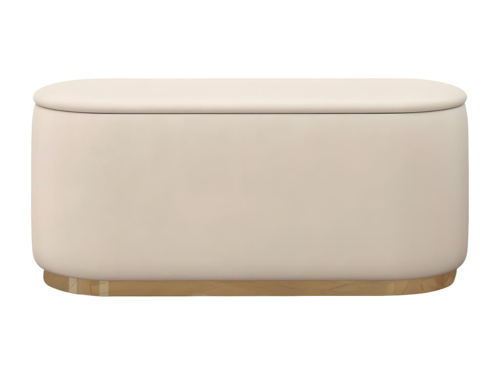 Beige Ottoman