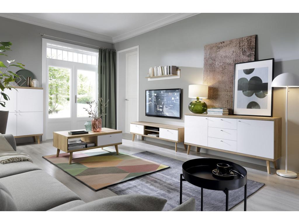 White Dresser, 160 x 40 x 83 cm