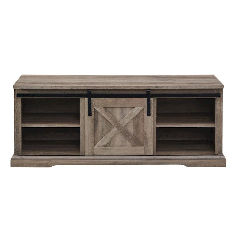 Middlebrook 48-inch Sliding Barn Door Bench