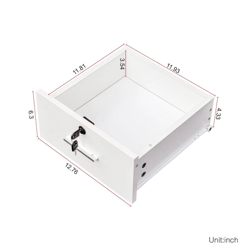 Locking Beauty Salon Storage Cabinet Hair Dryer Holder Stylist Equipment Drawerr