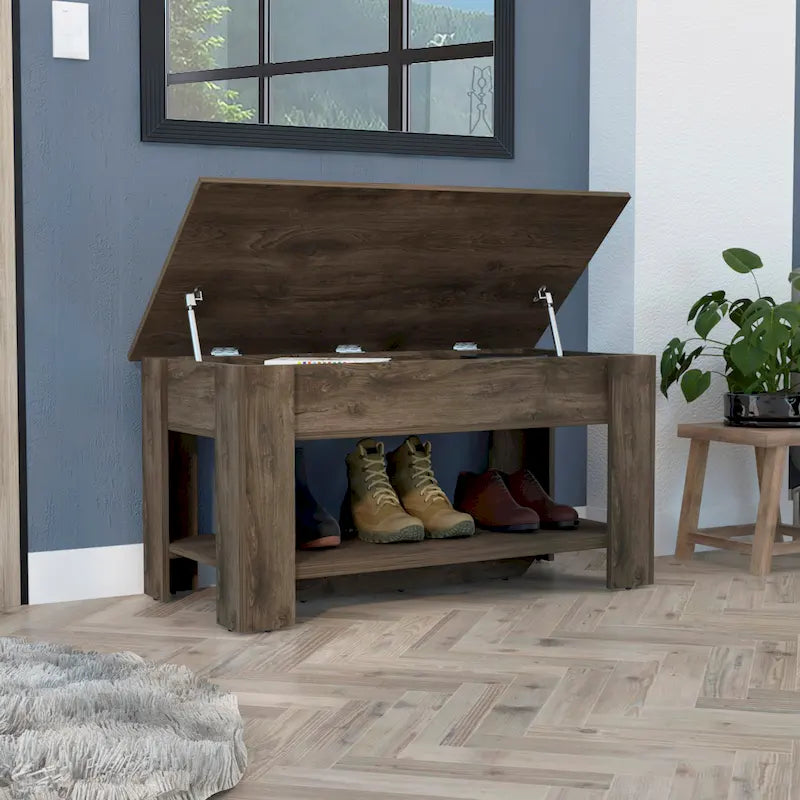 Storage Table, Extendable Table Shelf, Lower Shelf