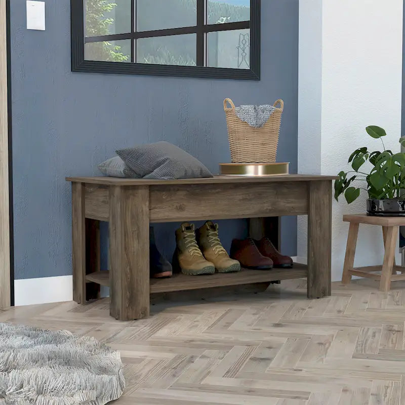 Storage Table, Extendable Table Shelf, Lower Shelf