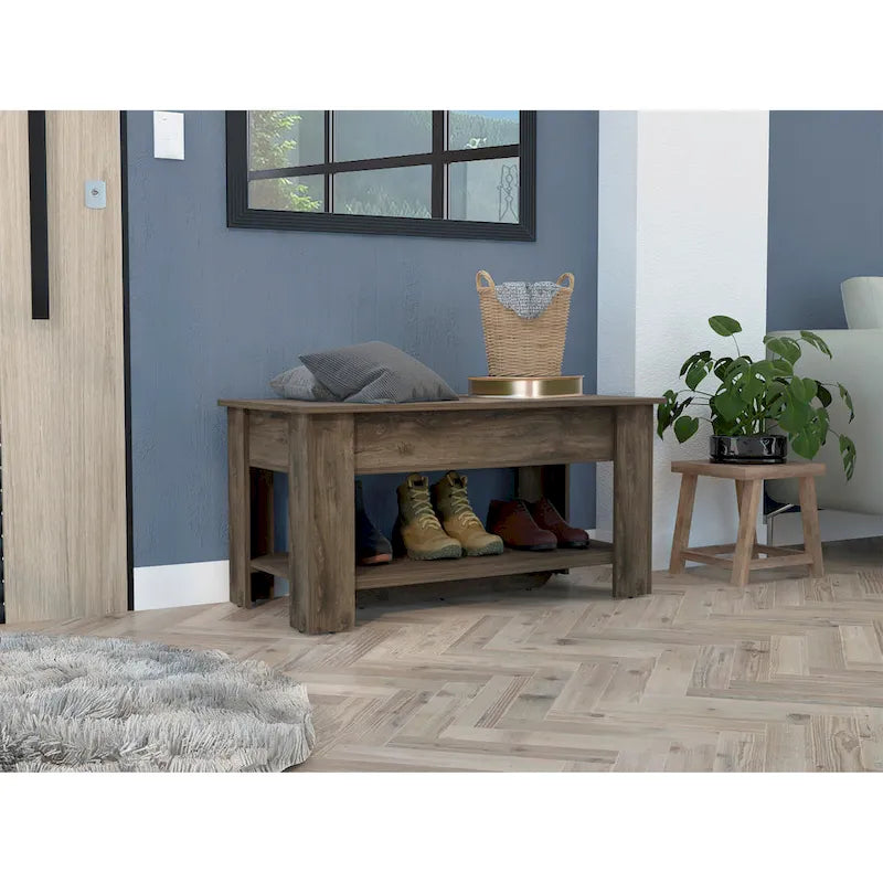 Storage Table, Extendable Table Shelf, Lower Shelf