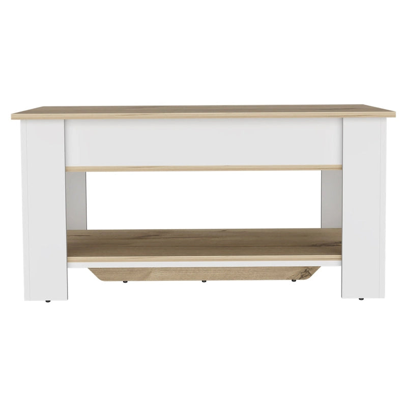 Storage Table, Extendable Table Shelf, Lower Shelf