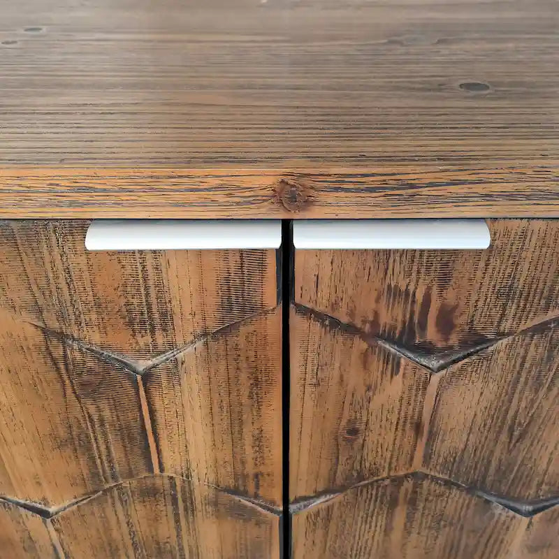 Accent Cabinet 4 Door Wooden Cabinet Sideboard Buffet Server Cabinet Storage Cabinet, for Living Room, Entryway, Hallway