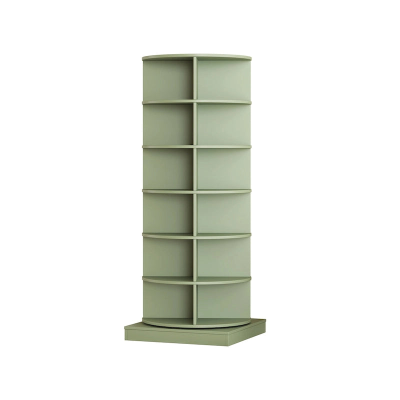 Modern Design Green 360-degree Rotating shoe cabinet 6 layers