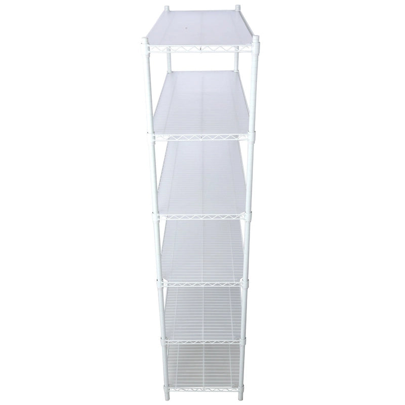 6-Tier Multifunctional Adjustable Shelf with Wheels, 6000LBS Capacity