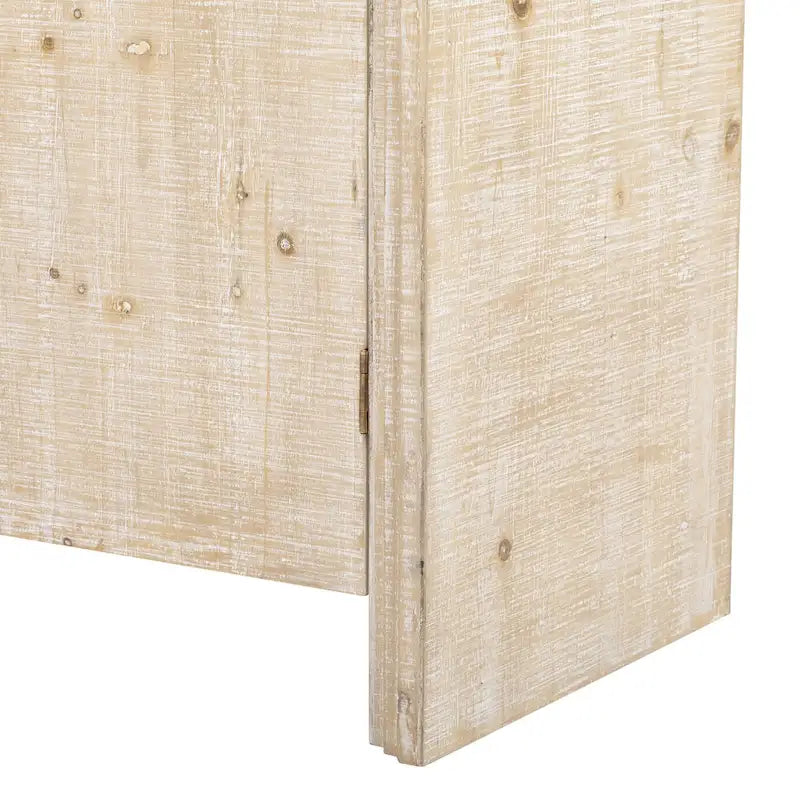 Retro Minimalist Curved Sideboard with Gold Handles and Adjustable Dividers for Living Room or Dining Room