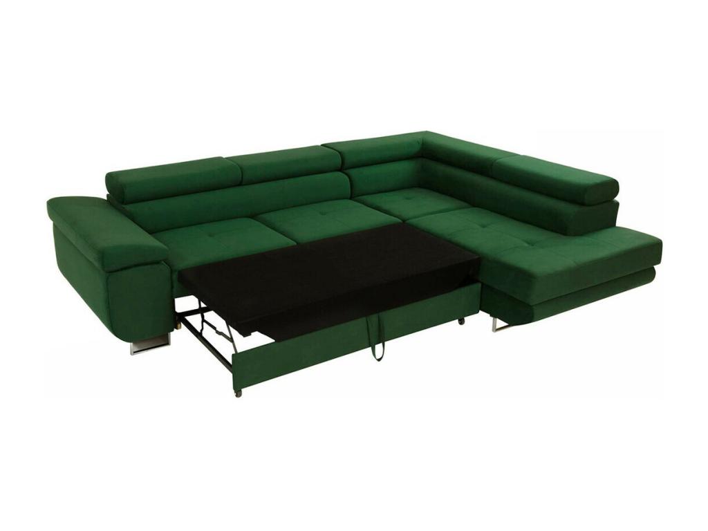 Green Sofa, 274 x 203 x 70 cm