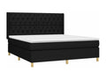 Black Fabric Mattress, 160 x 200 cm