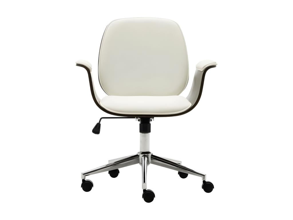 White Leather Chair