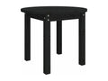 Black Solid Wood Coffee Table, 55 x 45 cm