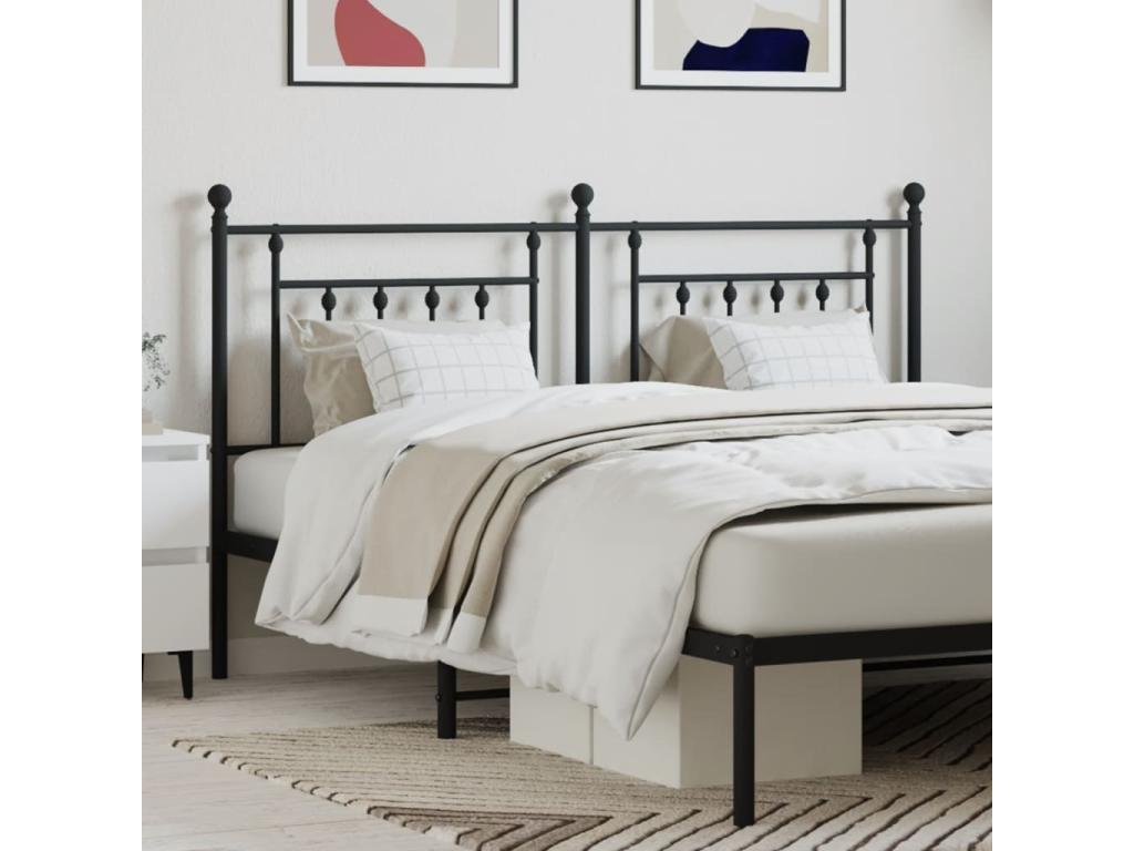 Black Metal Bed - dlz1766579746105