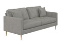 Gray Velvet Sofa