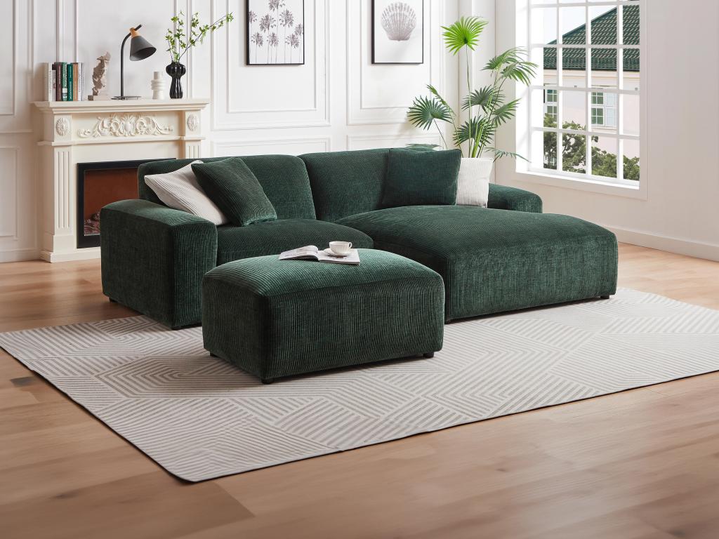 Green Velvet Sofa