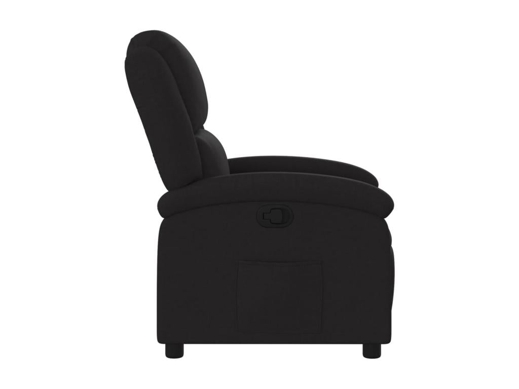 Black Fabric Accent Chair