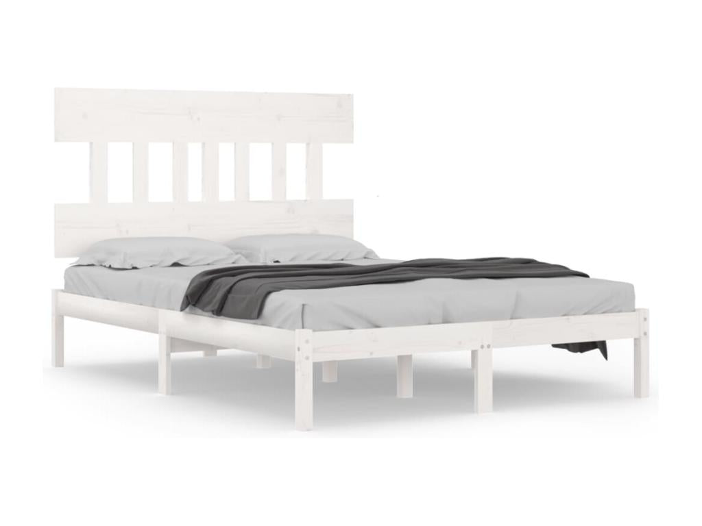 White Solid Wood Mattress, 150 x 200 cm