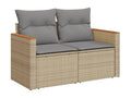 Beige Woven Resin Wicker Outdoor Furniture Set - dlz1766579767767