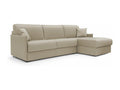 Beige Fabric Sofa Bed, 120 x 197 cm