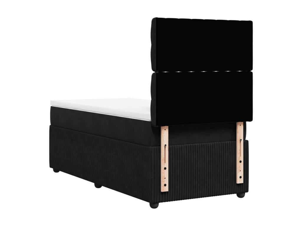 Black Velvet Mattress, 100 x 200 cm