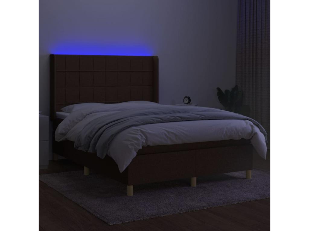 Brown Fabric Mattress, 140 x 190 cm