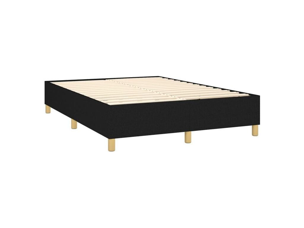 Black Fabric Mattress, 140 x 200 cm
