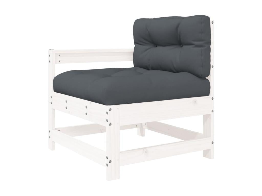 White Solid Wood Outdoor Furniture Set - dlz1766579788004