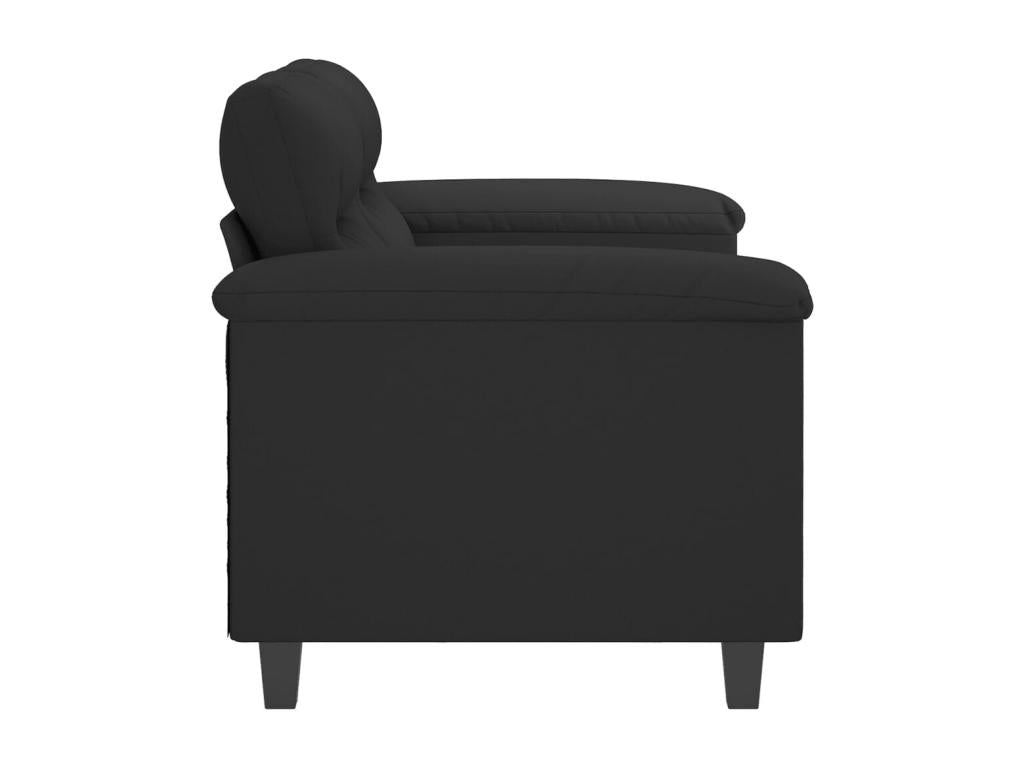 Black Fabric Sofa