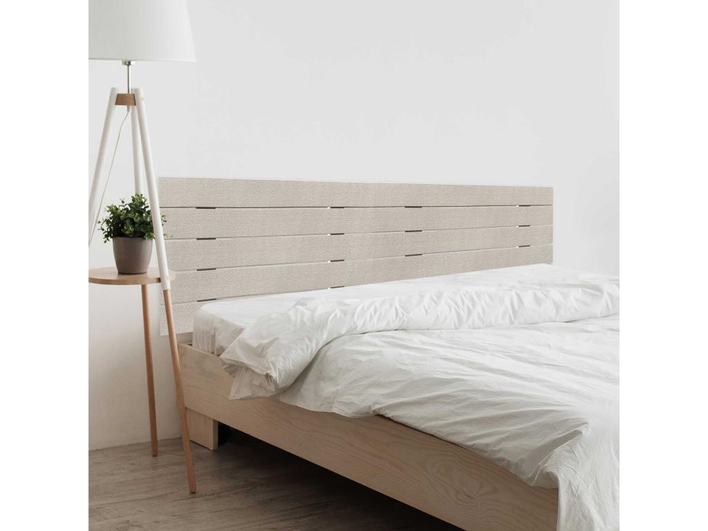 Beige Bed, 220 x 46 cm