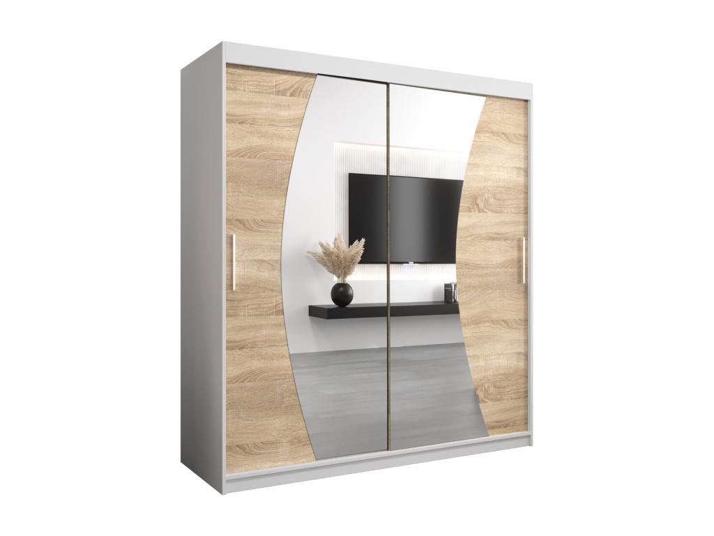 White Wardrobe, 180 x 62 x 200 cm