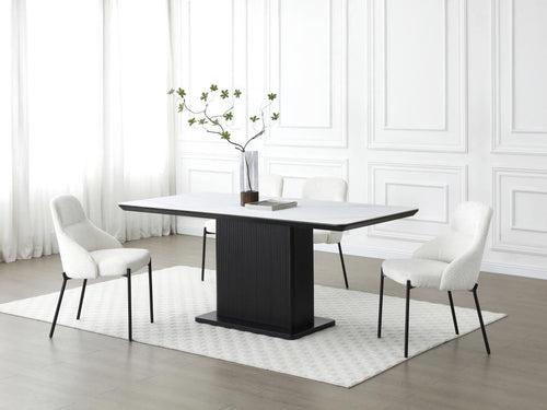 Black Marble Dining Table