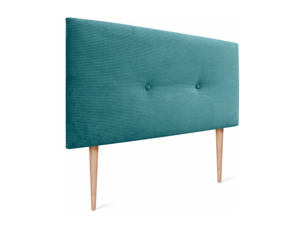 Blue Velvet Bed, 90 x 115 cm
