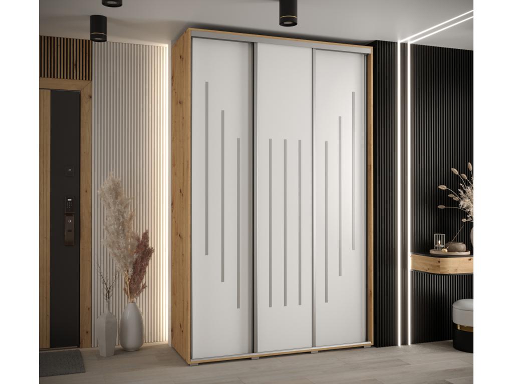 White Wardrobe, 150 x 45 x 235.2 cm