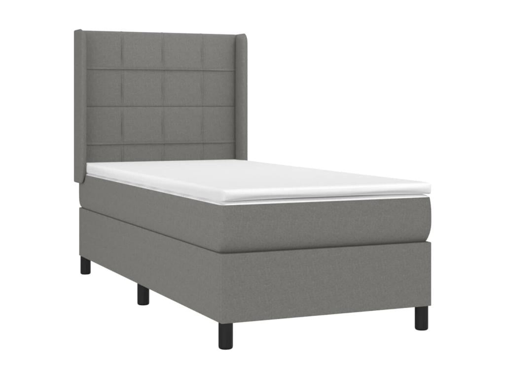 Gray Fabric Mattress, 80 x 200 cm