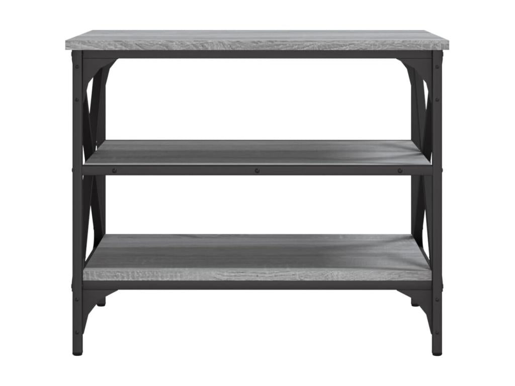Gray Engineered Wood TV Stand, 60 x 40 x 50 cm