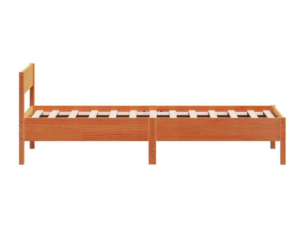Brown Pine Wood Mattress, 75 x 190 cm