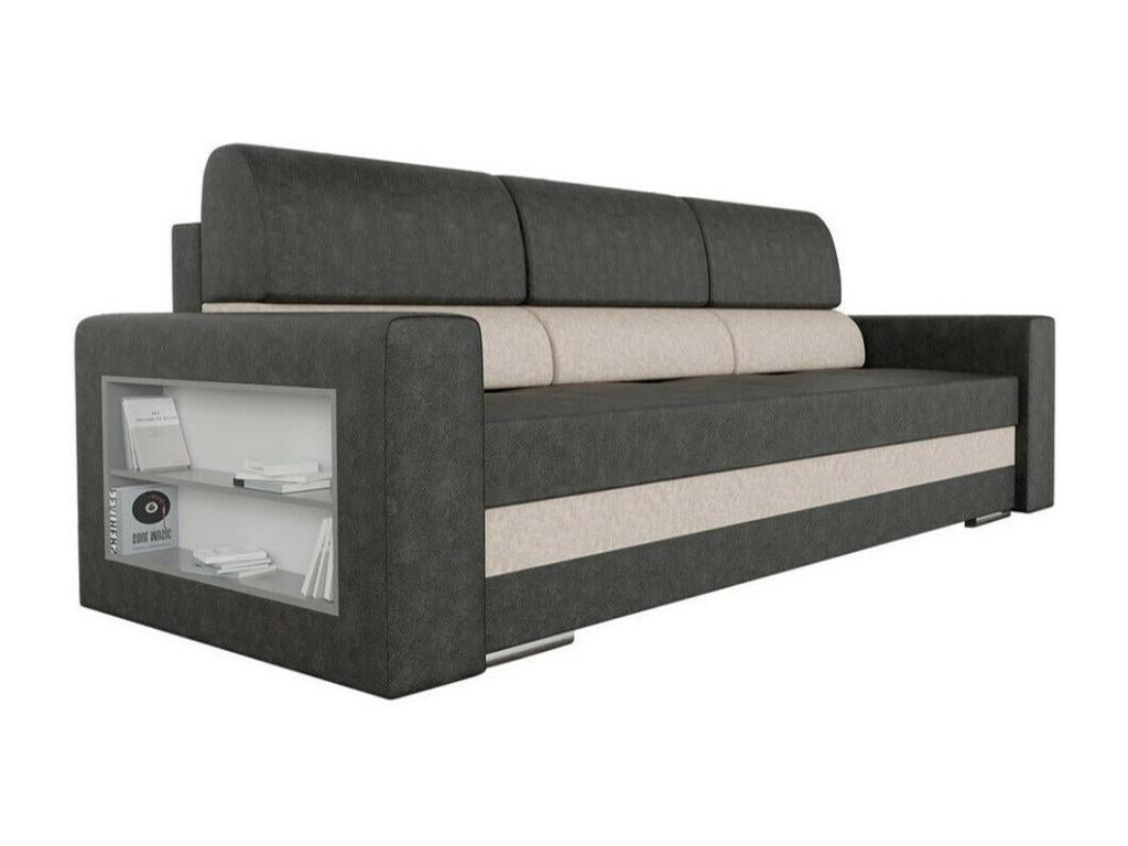 Gray Sofa Bed, 88 x 236 x 92 cm