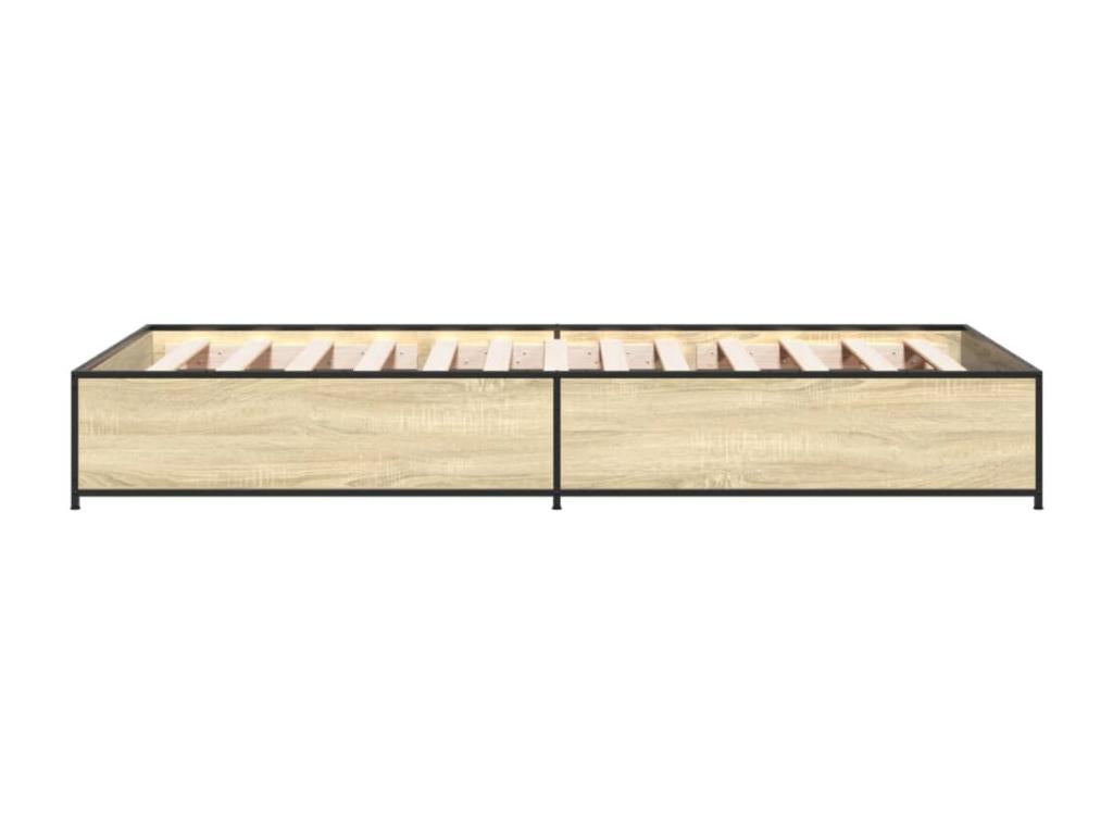 Brown Oak Wood Mattress, 75 x 190 cm