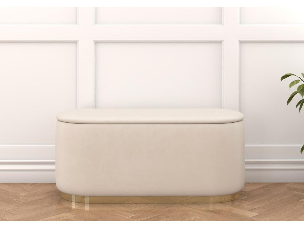 Beige Ottoman