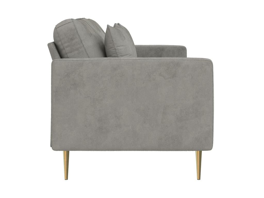 Gray Velvet Sofa