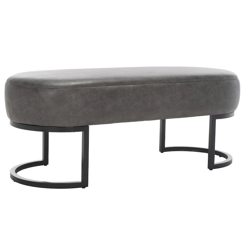 SAFAVIEH Home Collection Bellezza Oval Bench - 50 W x 20 D x 19 H