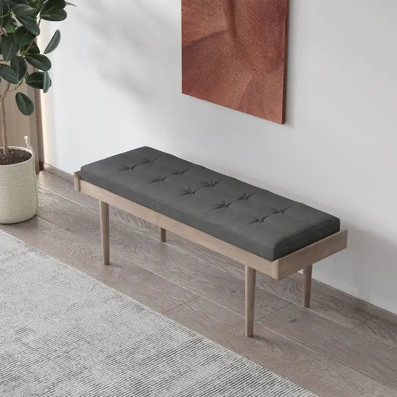 Efa Modern Tufted Upholstered Bench