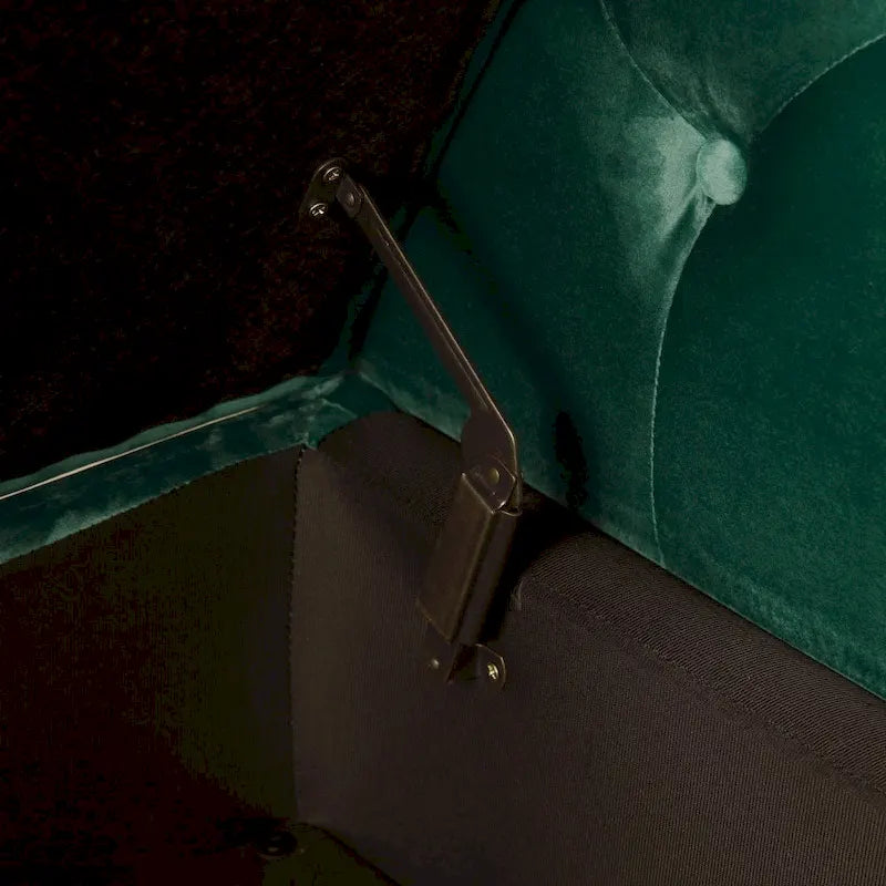 63 Velvet Multifunctional Storage Rectangular Sofa Stool