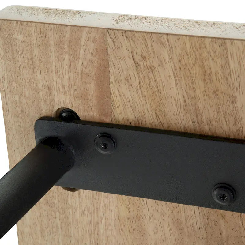 WYNDENHALL Sera SOLID MANGO WOOD 55 inch Wide Industrial Entryway Bench in Natural - 55.1 x 15 x 20.1