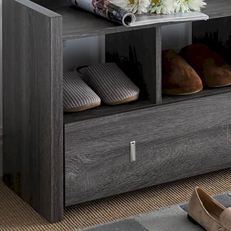 Shoe Bench Distressed Grey,storage Cabinet,Shoe rack, wooden, high quality and durable, large capacity