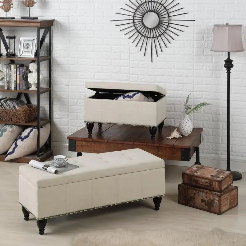 Copper Grove Bunlap Upholstered Storage Bench